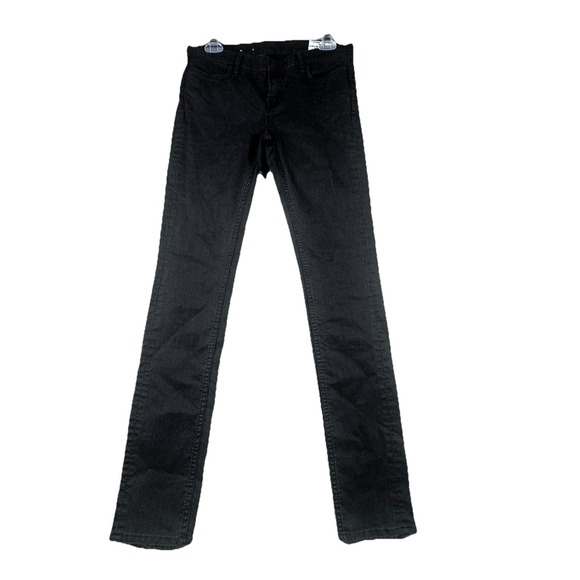 ALLSAINTS Spitalfields Low Rise Skinny Jeans Womens Size 29‎ Black - Picture 1 of 10